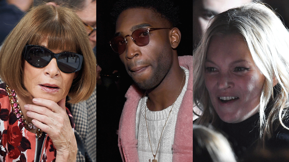 Anna Wintour, Tinie Tempah and Kate Moss