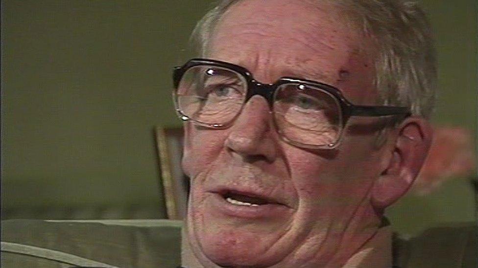 Gordon Wilson wearing glasses