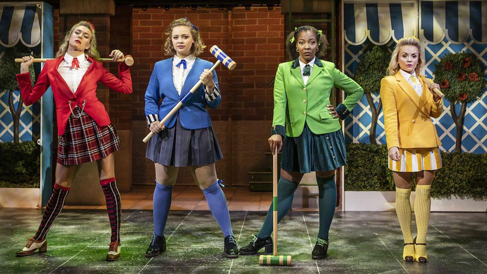 Jodie Steele, Carrie Hope Fletcher, T'Shan Williams and Sophie Isaacs