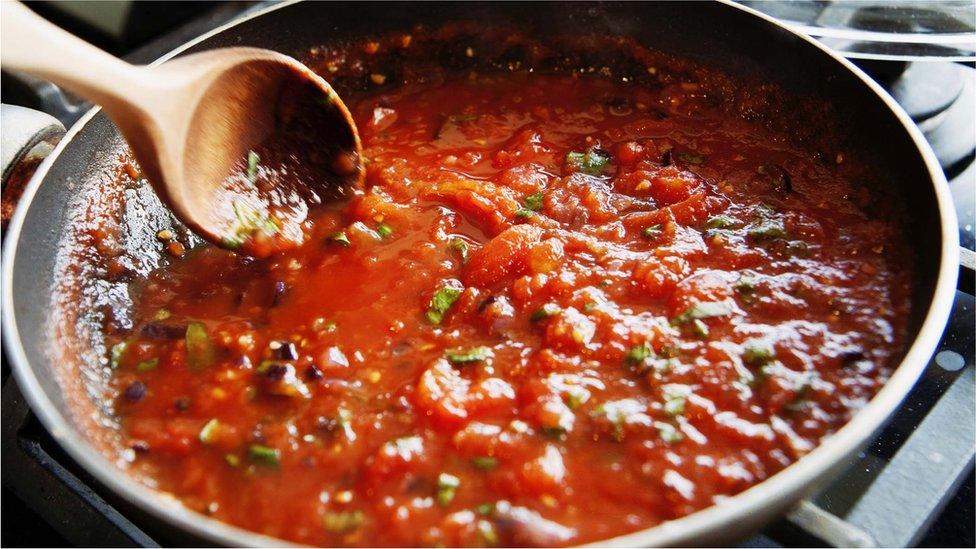 Cooked tomatoes