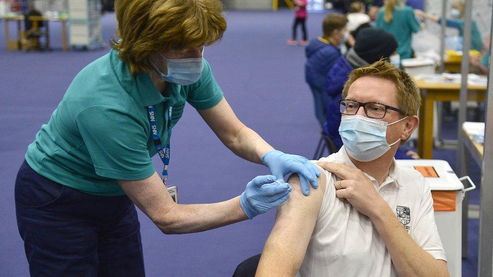 Vaccination centre open in Titanic Exhibition Centre