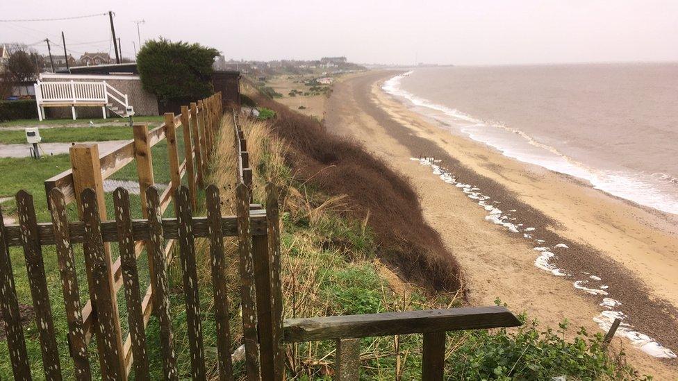 The cliffs at Pakefield, Suffolk