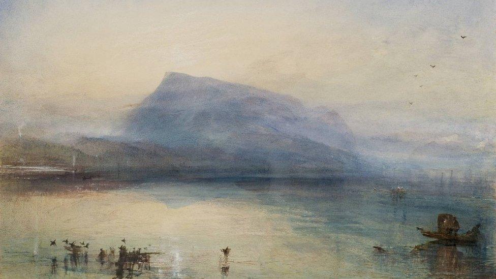 The Blue Rigi, Sunrise by JMW Turner