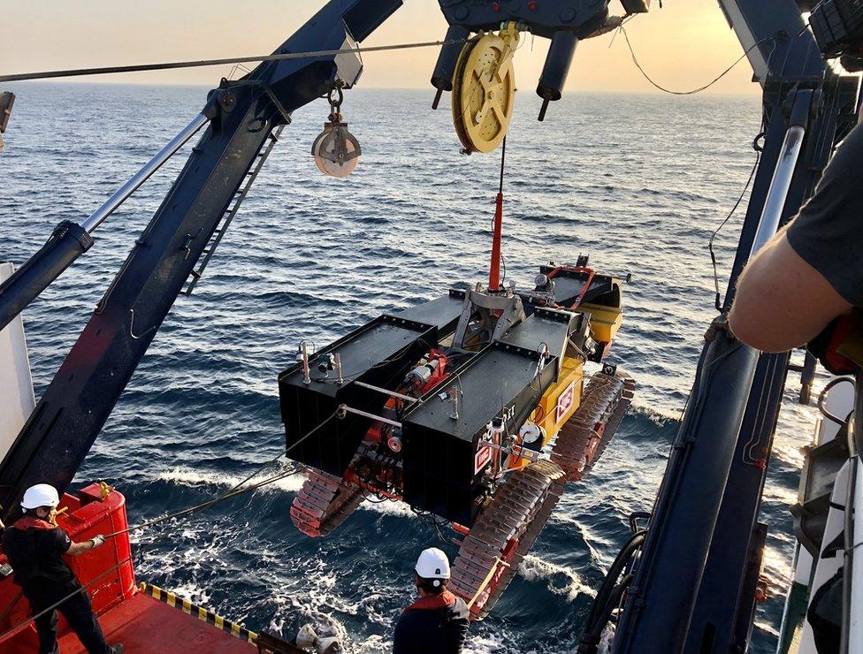 Trials of the Apollo II off the coast of Malaga, Spain