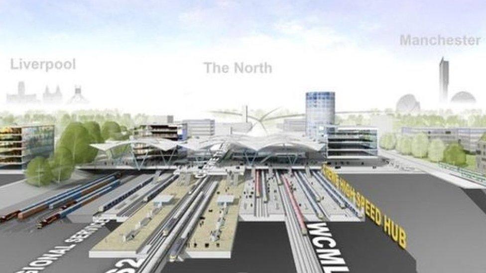 A new HS2 station at Crewe was backed in a report last year