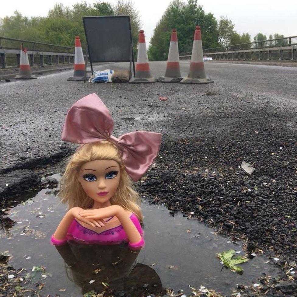 Pothole head, Wroughton, Wiltshire