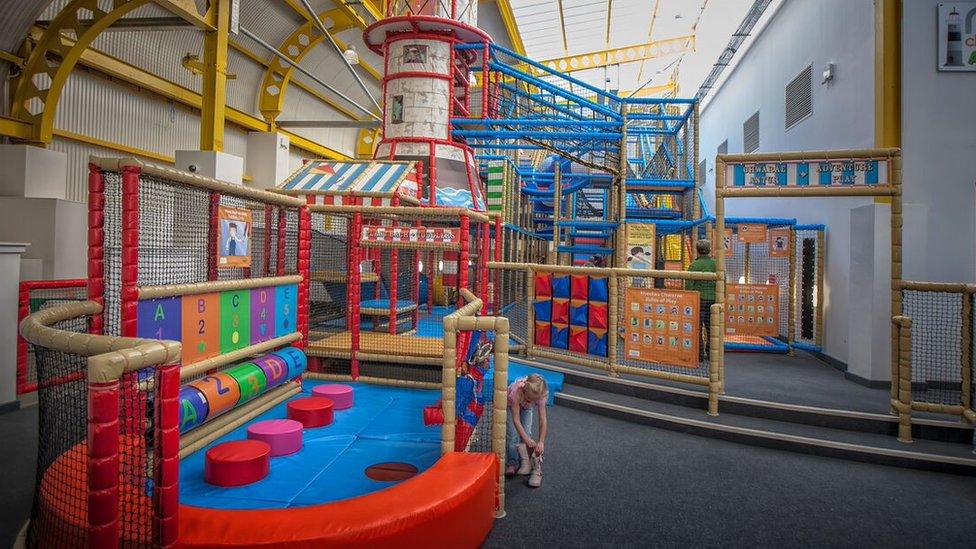 Play area inside Nova centre