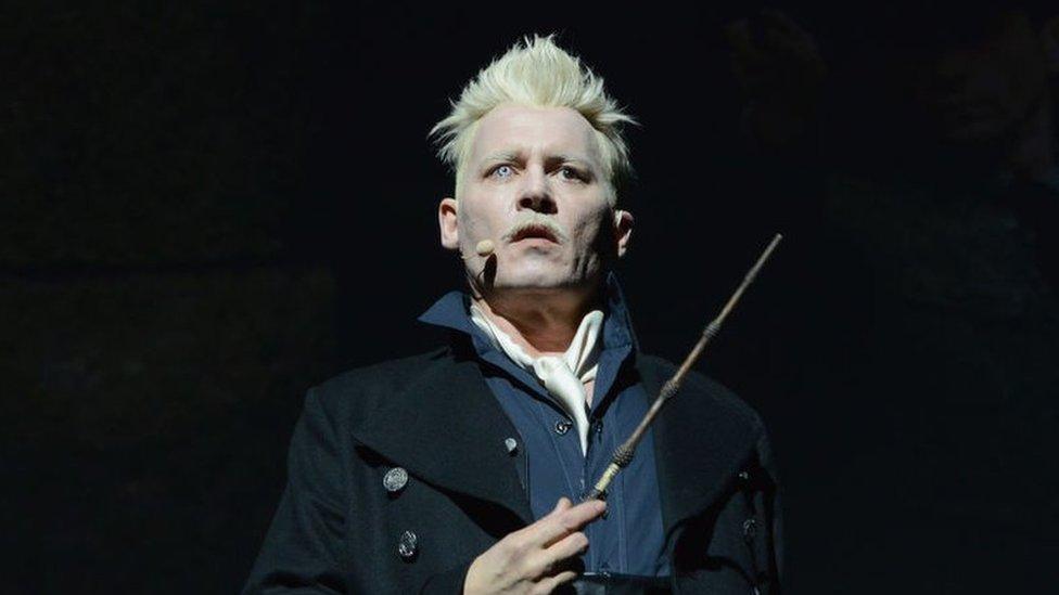 Image of Johnny Depp as Grindelwald