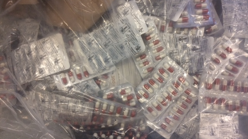 Prescription medication Lyrica also known as Pregabalin is among the items recovered by police during Operation Torus