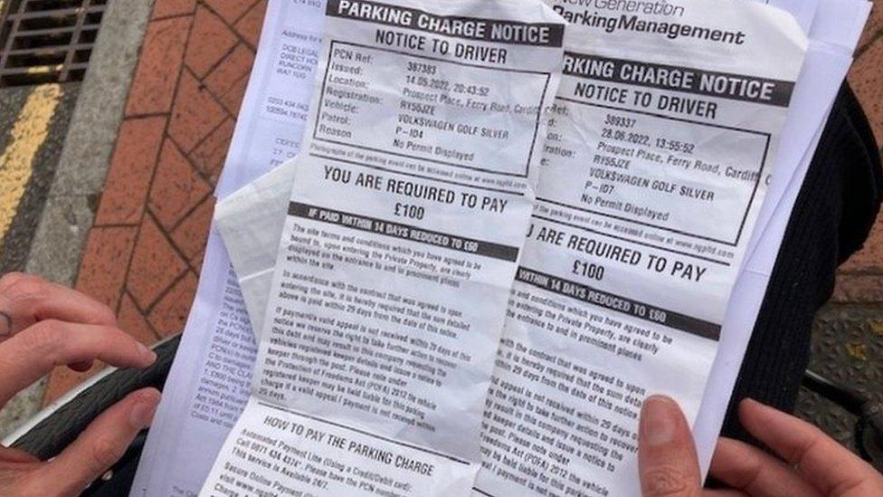 Parking fines