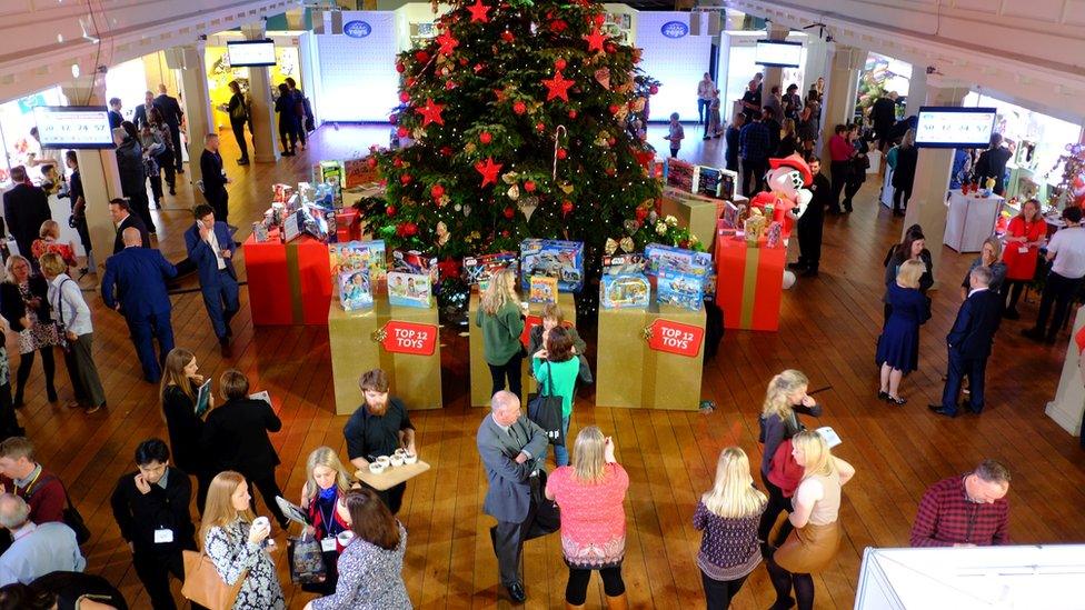 People at the Toy Retailers Association 'dream toy' meeting