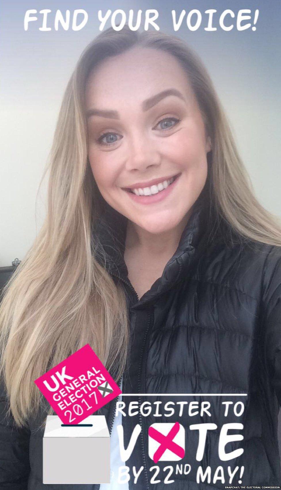 The new UK general election geofilter