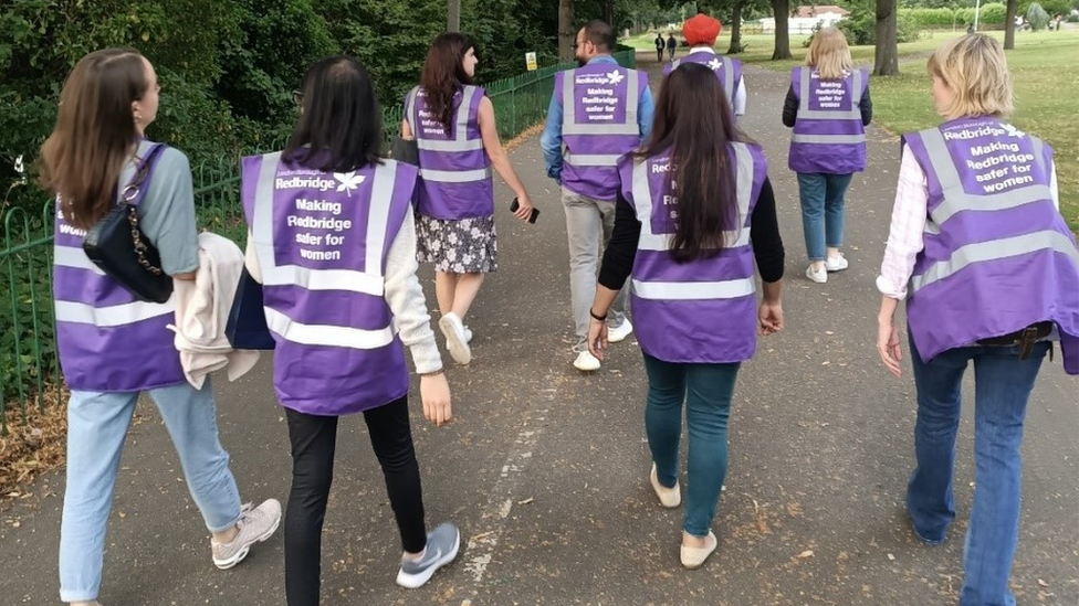 Women take to the streets for one of Redbridge Council's Women Safety Walks