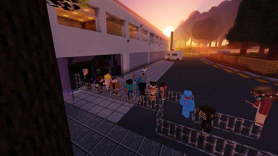 UEA recreated on Minecraft