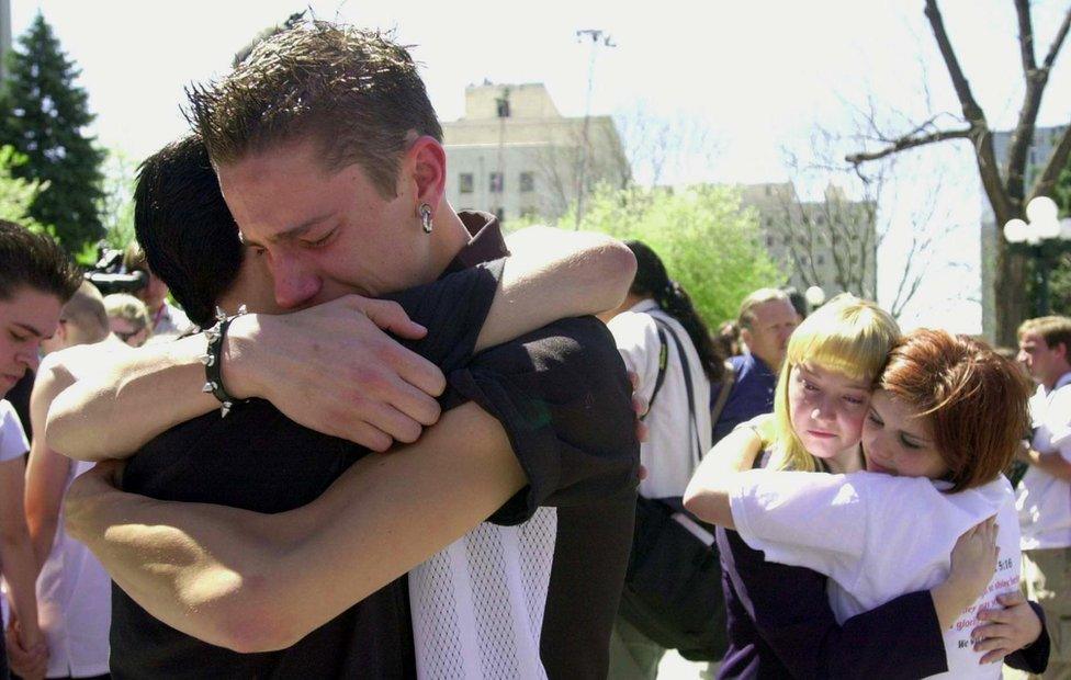 Survivors of the Columbine attack