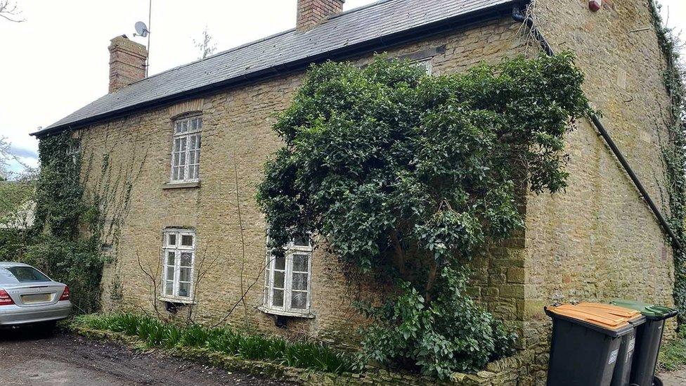 Mr Skevington's home, Todsbrook House in Turvey