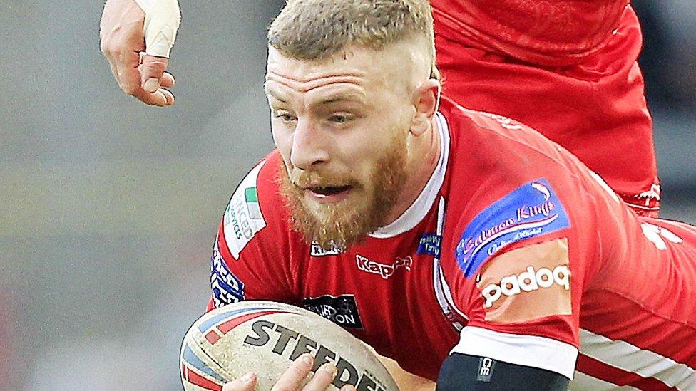 Salford Red Devils half-back Jackson Hastings