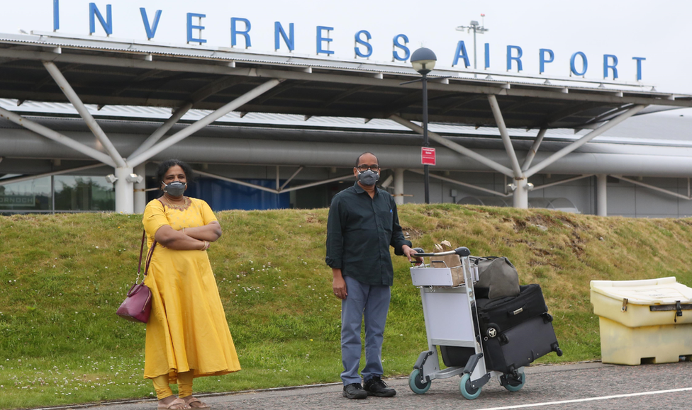 Gatwick-Inverness passengers