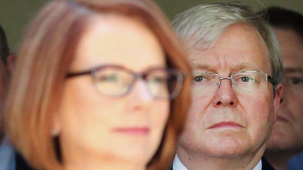 Julia Gillard and Kevin Rudd