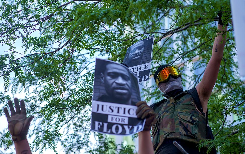 Protesters gather in Minneapolis