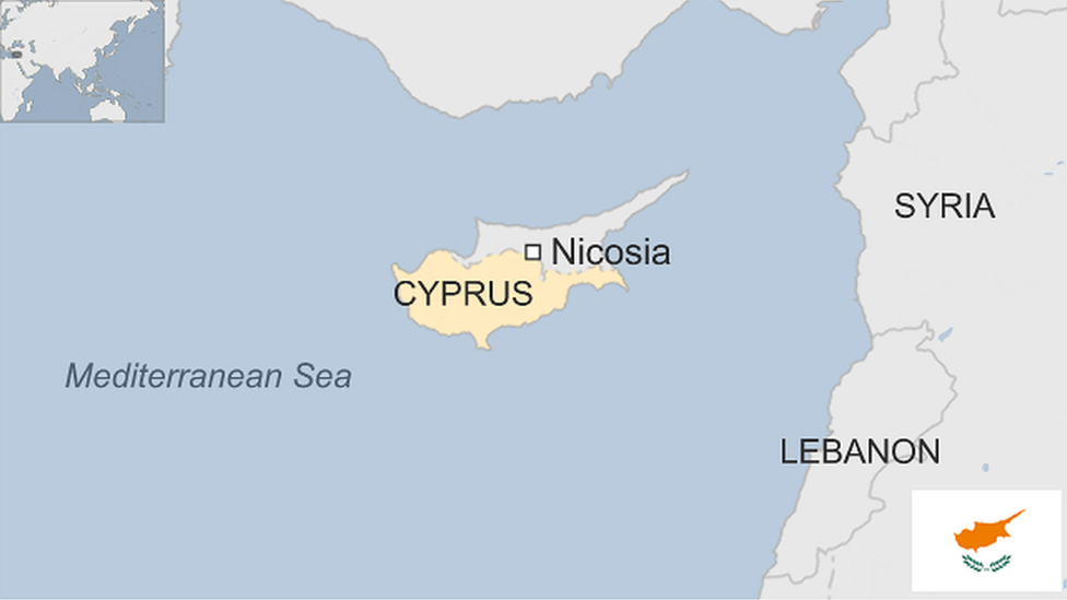 Map of Cyprus