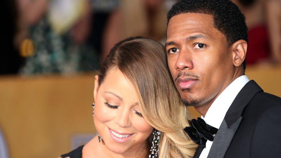 Maria Carey and Nick Cannon