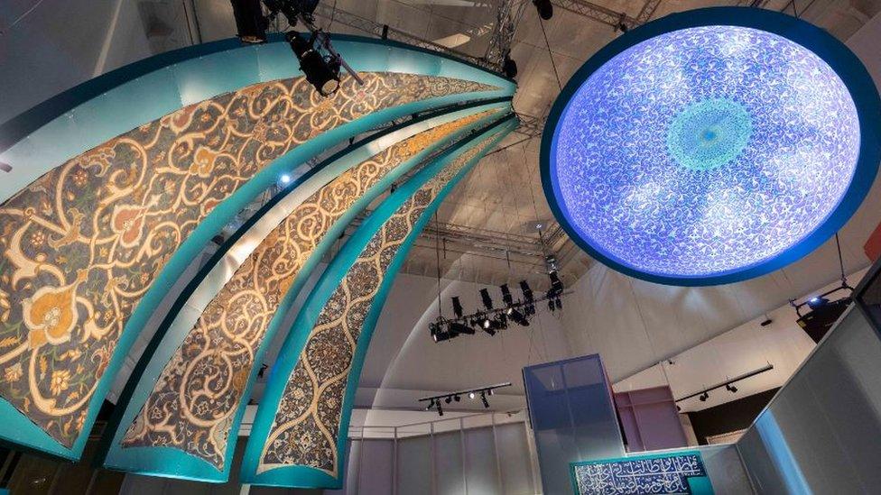 A view inside the Epic Iran exhibition