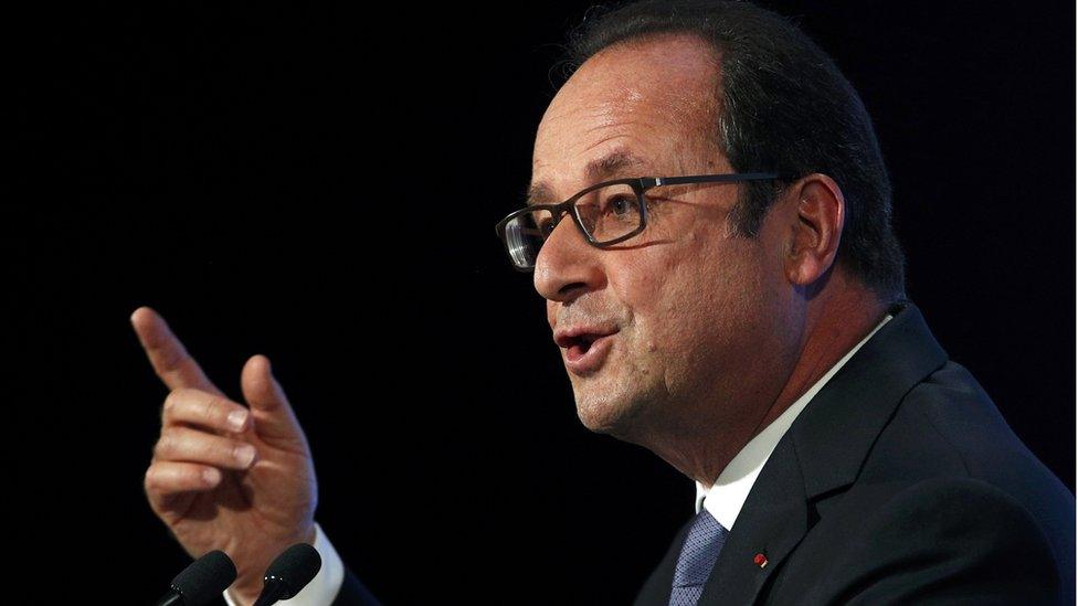 French President Francois Hollande (8 Sept)
