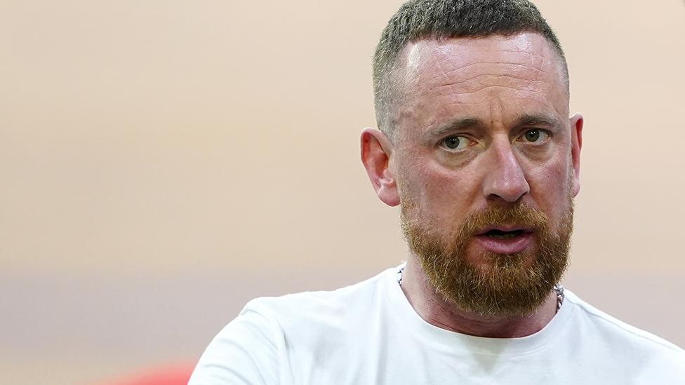 Sir Bradley Wiggins during day one of the HSBC UK National Track Championships at the Geraint Thomas National Velodrome, Newport