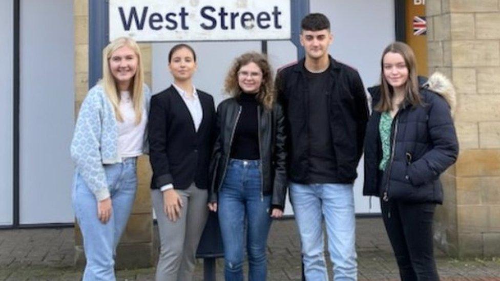 Hannah Youds and her fellow students who have set up the campaign