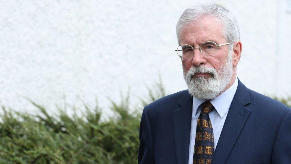 Gerry Adams, pictured in 2022