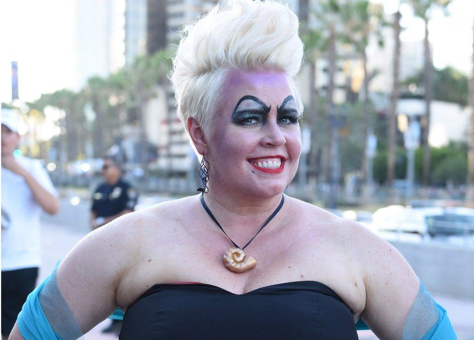 Ursula fan at Comic-Con