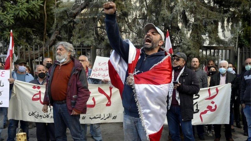 Anti-government protesters (19/03/21)