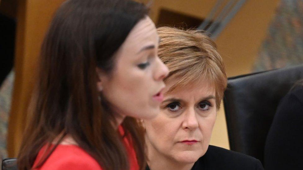 Kate Forbes and Nicola Sturgeon