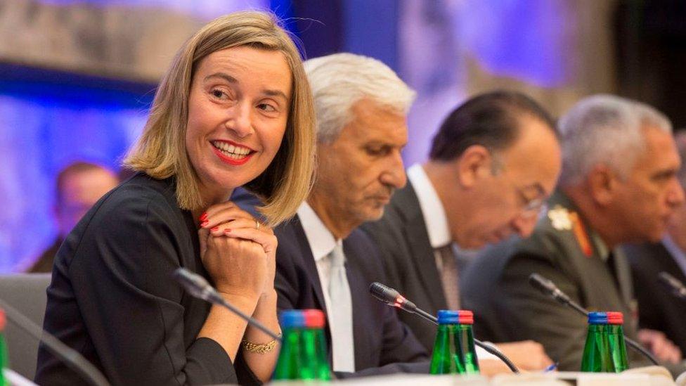 The European Union's High Representative for Foreign Affairs and Security Policy, Federica Mogherini