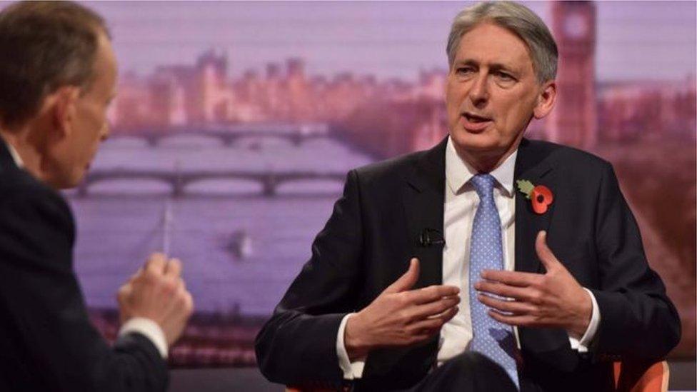 Philip Hammond on Andrew Marr show