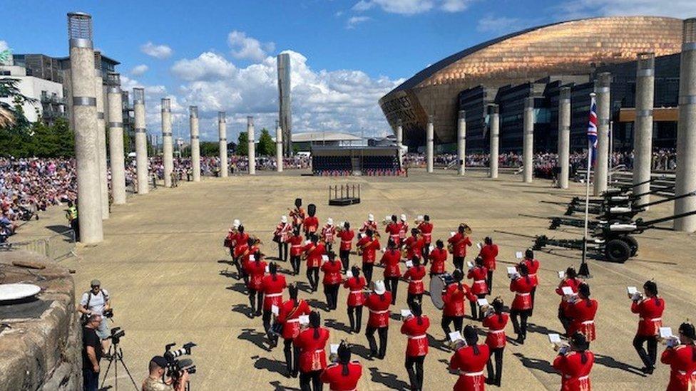 Regimental Band and Drums of the Royal Welsh