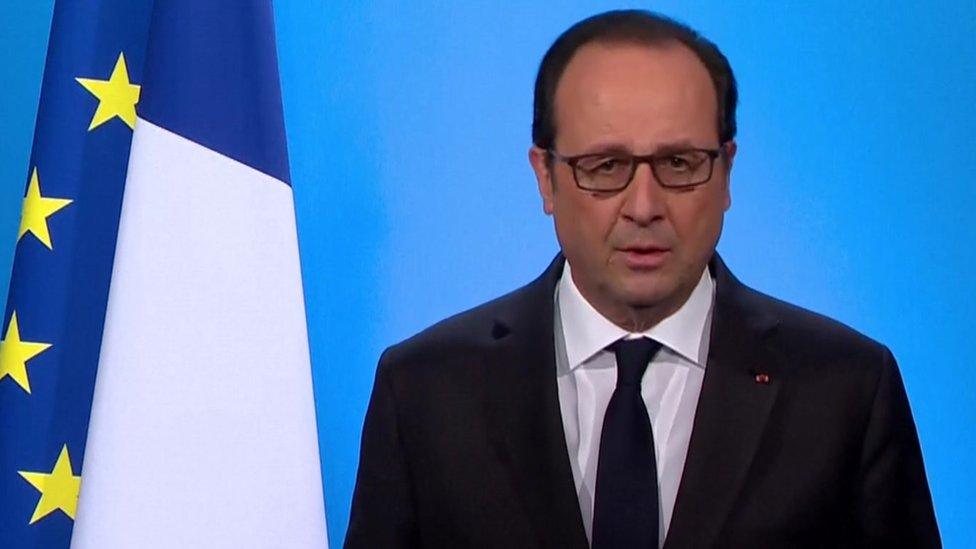 French president Francois Hollande