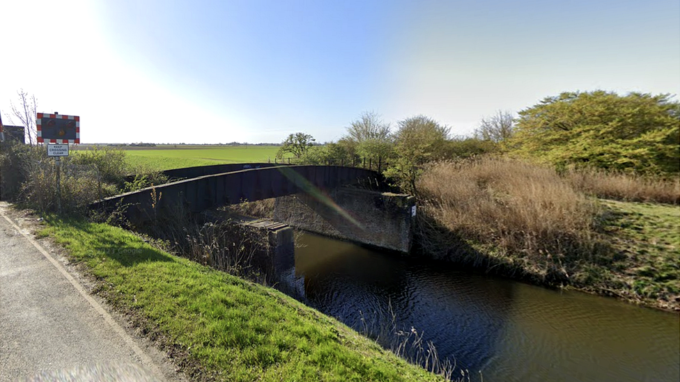 The old level crossing at Friday Bridge