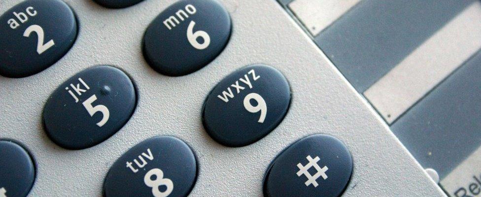 Telephone keypad