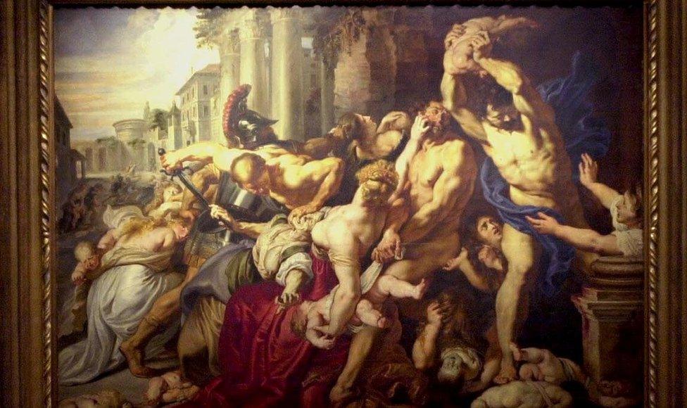 The painting Massacre of the Innocents by Peter Paul Rubens