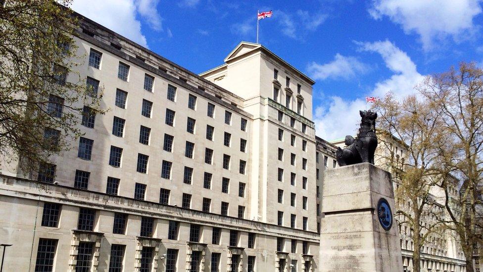 The Ministry of Defence headquarters in London