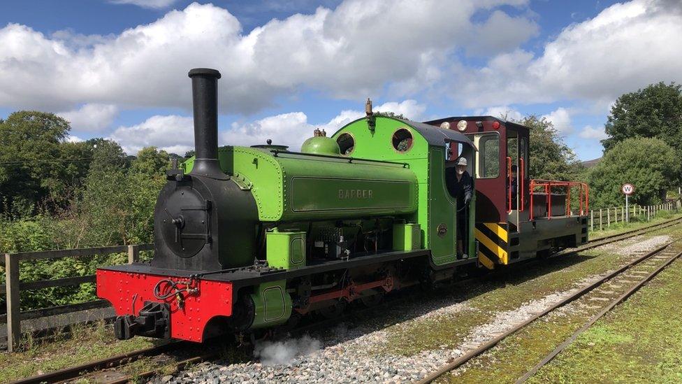 Steam locomotive Barber