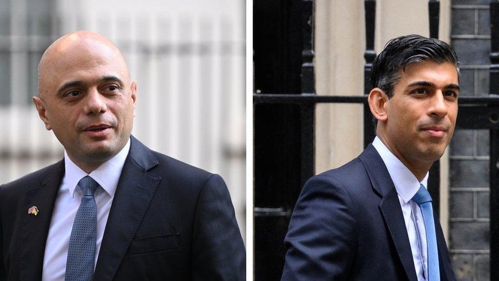 sajid javid and rishi sunak