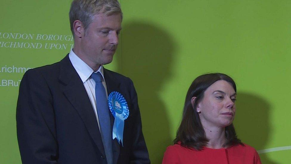 Zac Goldsmith and Sarah Olney