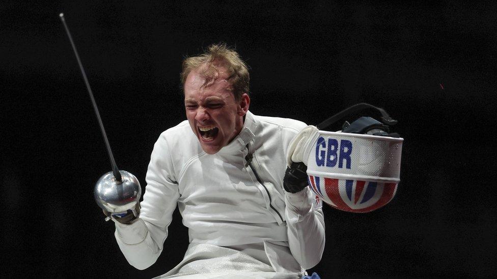 Piers Gilliver Team GB fencer