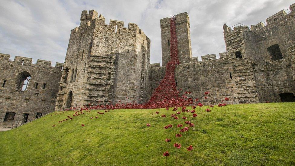 The Weeping Window at Caernarfon Castle