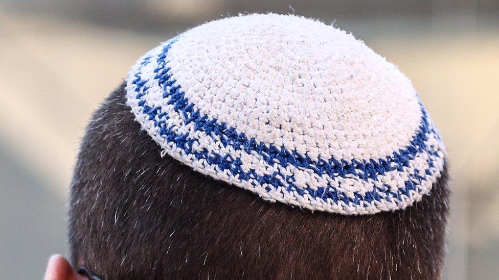 Man wearing a kippah