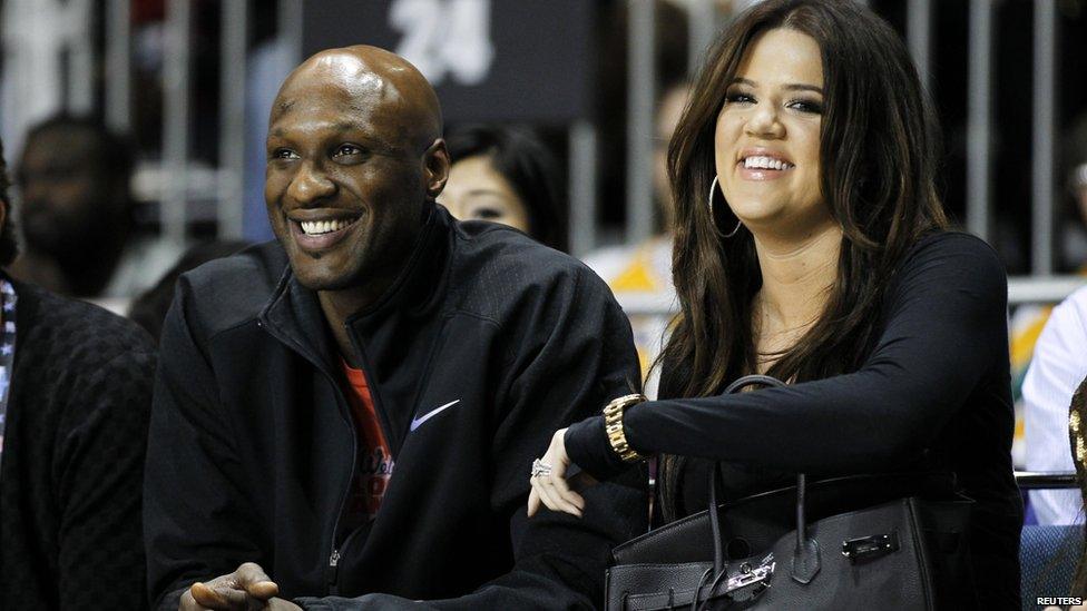 Lamar Odom and Khloe Kardashian