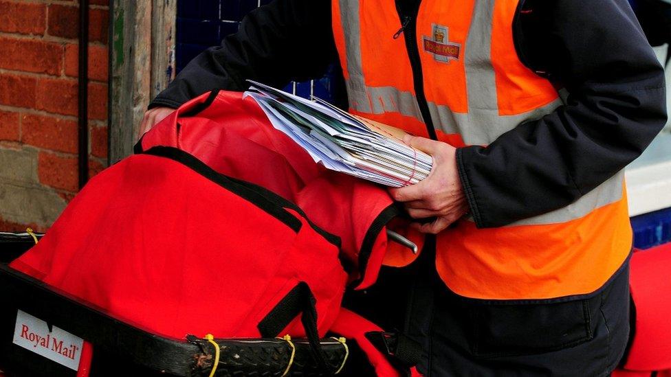 Royal Mail postal worker